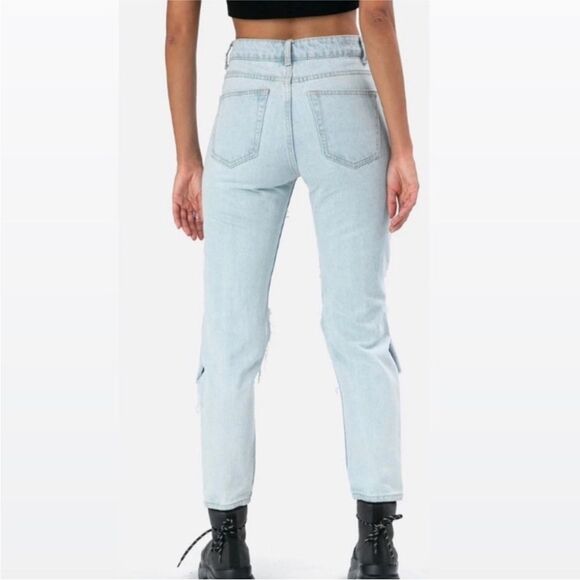 Adika ligh wash Distressed Women Jeans - Picture 4 of 8